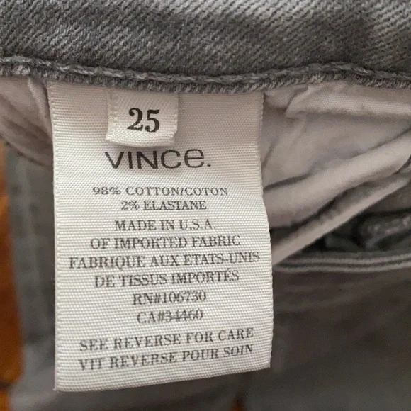 vince gray skinny pants size: 25 - Picture 4 of 6